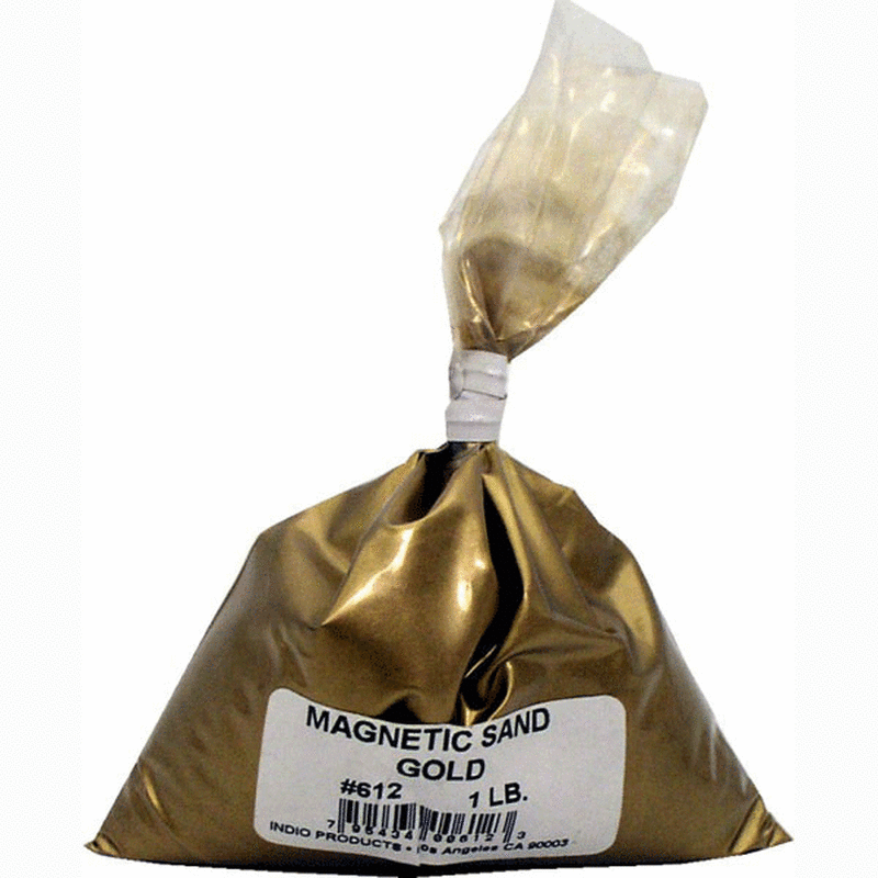 Gold magnetic sand