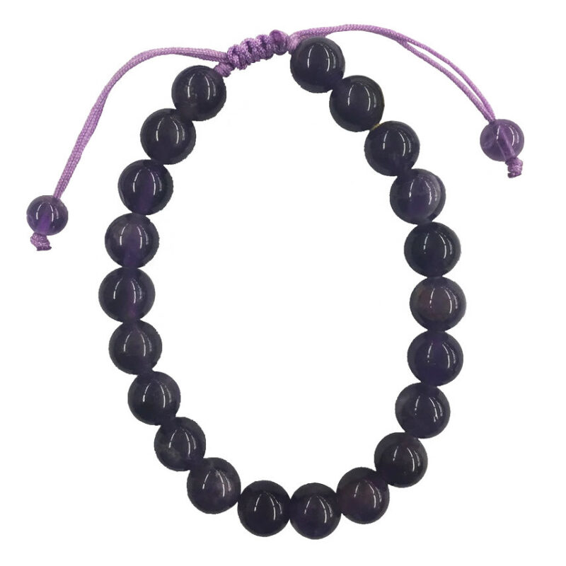 Adjustable amethyst bracelet 29912