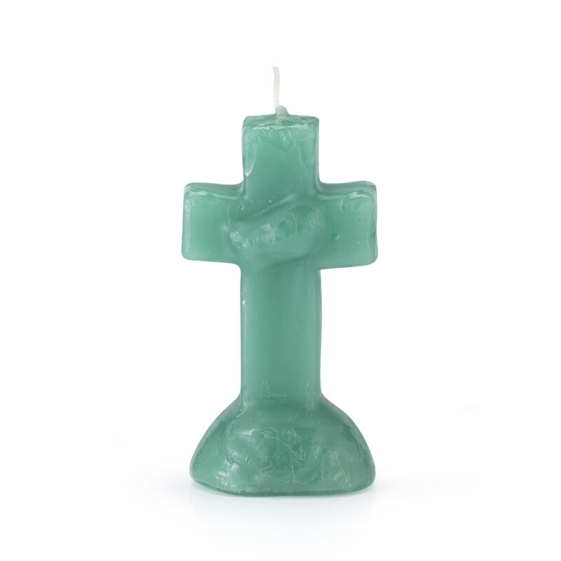 Crucifix green 98437