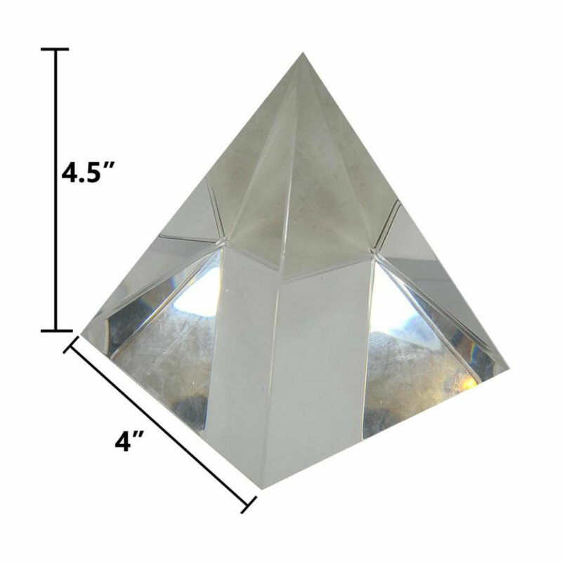 Crystal pyramid 10cm 2