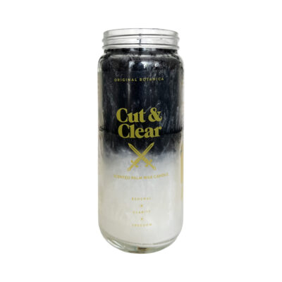 Cut and clear candle palm wax 01