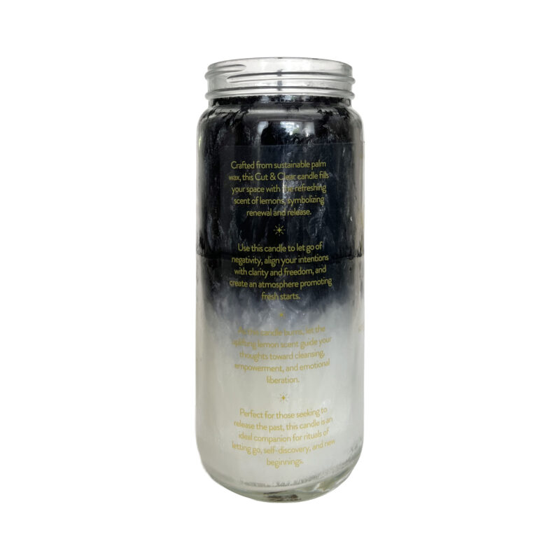 Cut and clear candle palm wax 02