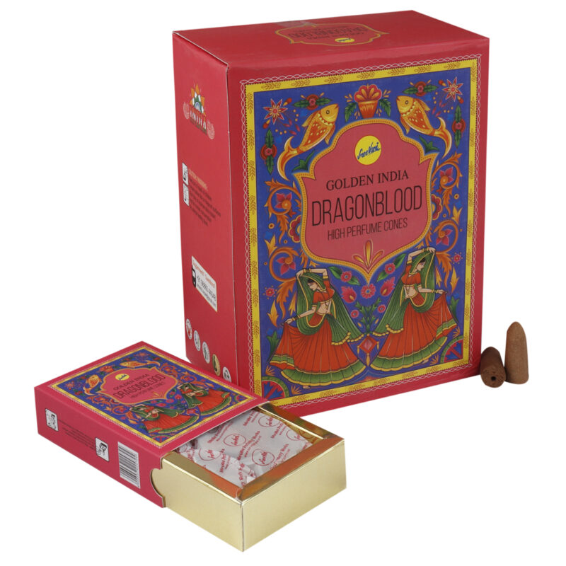 Dragonblood backflow incense cones