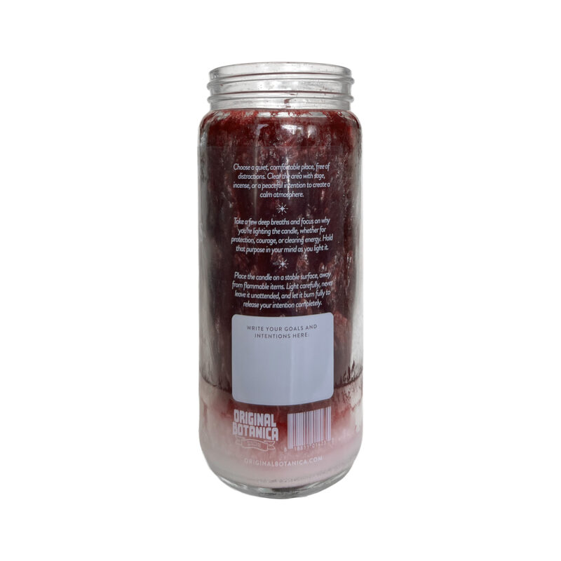 Dragons blood candle palm wax 03