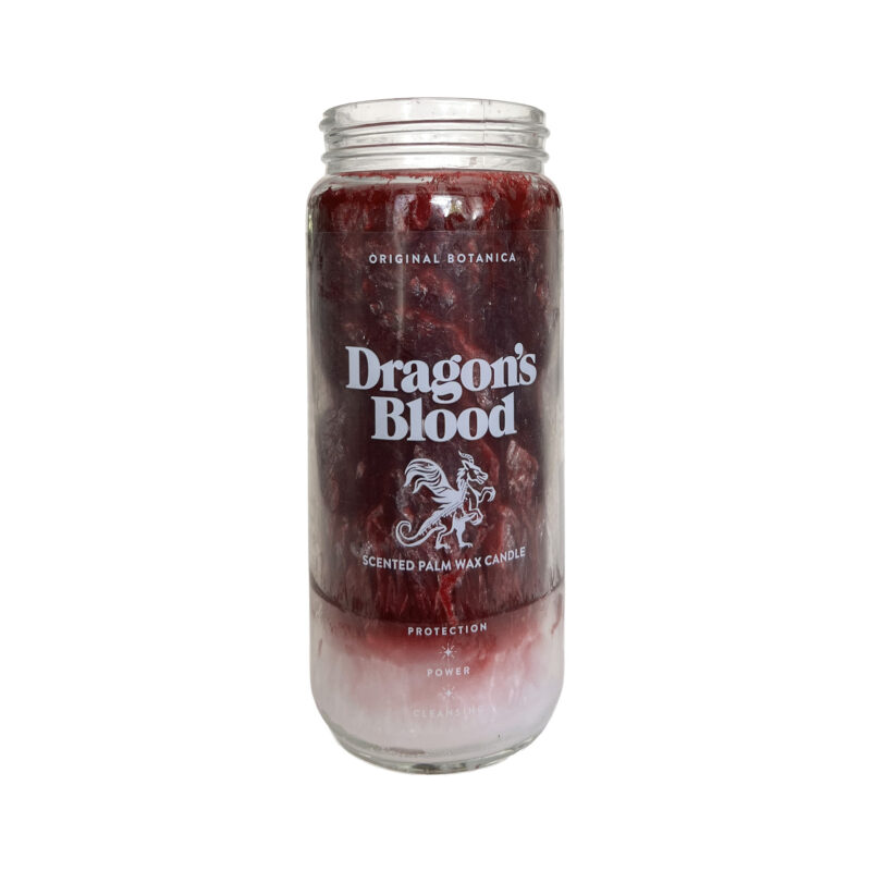 Dragons blood candle palm wax 01