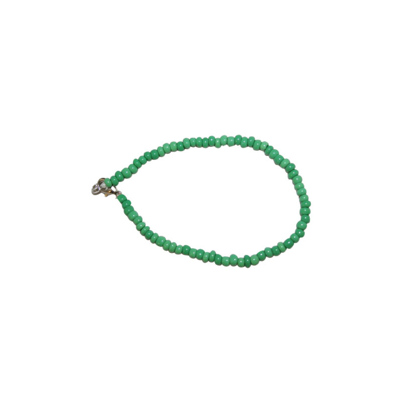 Green 1 hilo santeria bracelet 02074
