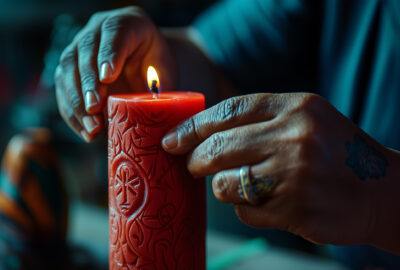 How to dress a spell candle