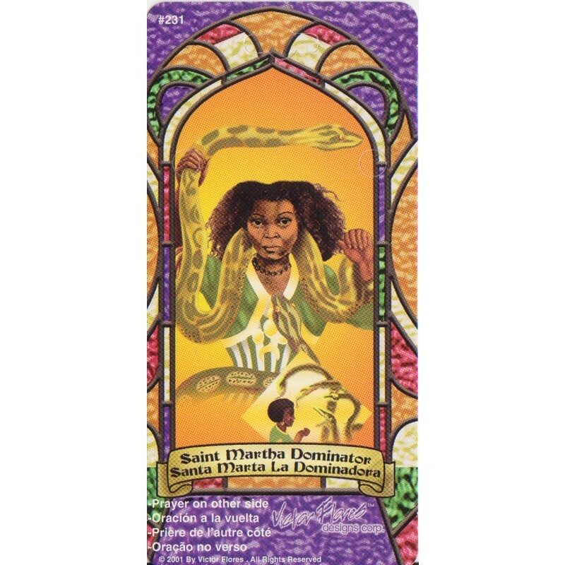 Martha dominator prayer card 53936