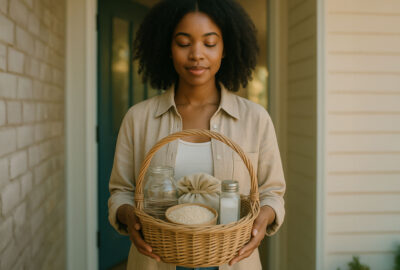 New home salt rice sugar water blessing