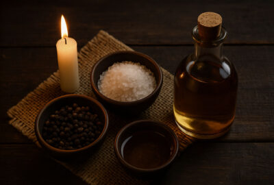 Salt pepper vinegar folk magic spells