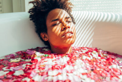 Taking a spiritual ritual bath