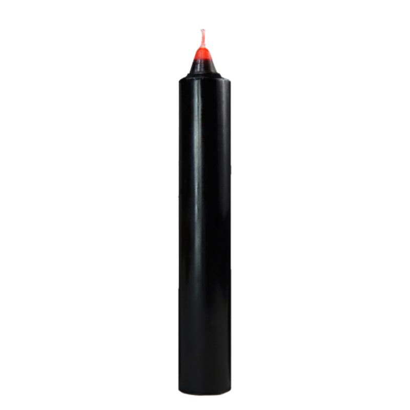 Double Action Reversible Jumbo Candle Black Red